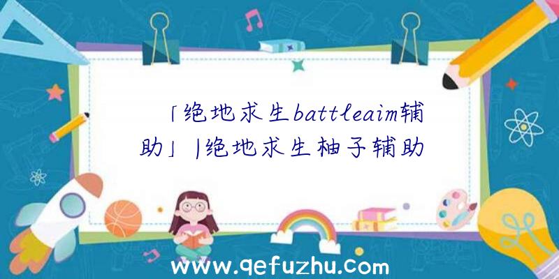 「绝地求生battleaim辅助」|绝地求生柚子辅助